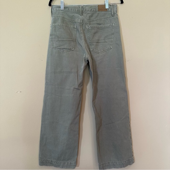 American Eagle Wide Leg Crop Jeans - Picture 3 of 8